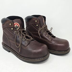 Irish Setter Red Wing Farmington Safety Toe 6" Work Boots Men Sz 11.5 EE 83624